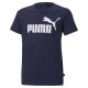 тениска,детски,тениски,puma,essential,logo,short,sleeve,t,shirt,peacoat,(blue)
