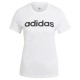 тениска,дамски,тениски,adidas,essentials,slim,logo,short,sleeve,t,shirt,white,black,(white)