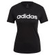тениска,дамски,тениски,adidas,essentials,slim,logo,short,sleeve,t,shirt,black,(black,white)