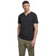 тениска,мъжки,тениски,jack,&,jones,split,short,sleeve,t,shirt,black,(black,slim,fit)