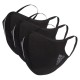 други,аксесоари,adidas,4,stripes,face,mask,3,units,black,(black,white)