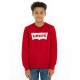 блуза,детски,блузи,levi´s,®,batwingneck,sweatshirt,red,(levis,red,white)