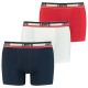боксерки,мъжко,бельо,levi´s,®,logo,boxers,3,units,white,blue,red,(red,white,blue)