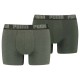 боксерки,мъжко,бельо,puma,basic,boxers,2,units,green,melange,(green,grey)