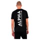 тениска,мъжки,тениски,alpha,industries,backprint,short,sleeve,t,shirt,black