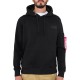 суичър,мъжки,пуловери,alpha,industries,red,stripe,hoodie,black,(black,white)