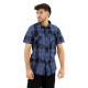 карирана,риза,мъжки,ризи,brandit,roadstar,short,sleeve,shirt,blue,(indigo,checked)