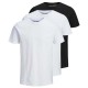 тениска,мъжки,тениски,jack,&,jones,organic,basic,3,pack,short,sleeve,t,shirt,black,pack,2,white,1,black,(white,black)
