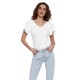 тениска,дамски,тениски,only,leelo,short,sleeve,v,neck,t,shirt,eggnog,(white)