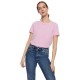 тениска,дамски,тениски,vero,moda,paula,short,sleeve,t,shirt,pastel,lavender,(pink)