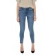 дънки,дамски,панталони,vero,moda,tilde,midrise,slim,ankle,zip,jeans,light,blue,denim,(blue)