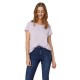 тениска,дамски,тениски,vero,moda,becca,plain,short,sleeve,t,shirt,purple,(pastel,lilac)