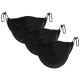 други,аксесоари,hummel,textile,barrier,face,mask,3,units,black,(black)