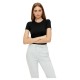тениска,дамски,тениски,pieces,sirene,short,sleeve,t,shirt,black,(black)