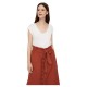 тениска,дамски,тениски,pieces,kamala,short,sleeve,v,neck,t,shirt,bright,white,(white)