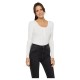 тениска,дамски,тениски,pieces,kitte,long,sleeve,t,shirt,bright,white,(black)