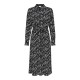 рокля,дамски,поли,и,рокли,jdy,piper,above,calf,dress,multicolor,(black,aop,white,flowers)