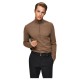 блуза,мъжки,пуловери,selected,berg,half,zip,sweater,brown,(teak,detail,melange)