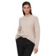 блуза,дамски,пуловери,дамски,плетени,дрехи,selected,lulu,sweater,birch,detail,melange,(beige)