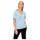 тениска,дамски,тениски,selected,standard,short,sleeve,v,neck,t,shirt,blue,(cashmere,blue)