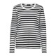 тениска,дамски,тениски,selected,standard,stripe,long,sleeve,t,shirt,black,(black,stripes,snow,white)