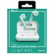 слушалки,слушалки,trust,primo,bluetooth,wireless,earphones,mint,(green)