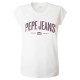 тениска,дамски,тениски,pepe,jeans,basil,short,sleeve,t,shirt,off,white,(white)