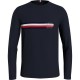тениска,мъжки,тениски,tommy,hilfiger,sliced,bar,long,sleeve,t,shirt,blue,(desert,sky)