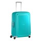 куфари,samsonite,s´cure,spinner,69,25,79l,trolley,bag,aqua,blue,(silver)