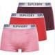боксерки,мъжко,бельо,superdry,multi,boxers,3,units,burgundy,red,pink,(multicolor)