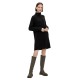 рокля,дамски,поли,и,рокли,pieces,ellen,high,neck,knit,long,sleeve,dress,black