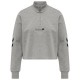 блуза,дамски,блузи,hummel,legacy,nikka,cropped,half,zip,sweatshirt,grey,melange,(grey)