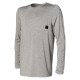 тениска,мъжки,пижами,saxx,underwear,sleepwalker,pocket,long,sleeve,pyjama,t,shirt,dark,grey,heather,(grey)