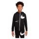 поларена,блуза,детски,блузи,nike,sportswear,swoosh,fleece,full,zip,sweatshirt,black