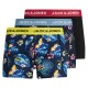 боксерки,мъжко,бельо,jack,&,jones,flower,bird,boxers,3,units,multicolor,(surf,the,web,detail,black,black)