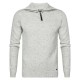 блуза,мъжки,пуловери,petrol,industries,roll,neck,half,zip,sweater,white,(antique,white,melee)