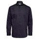 футболна,фланелка,мъжки,ризи,selected,ethan,cut,away,slim,long,sleeve,shirt,blue,(black)