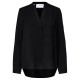 тениска,дамски,тениски,selected,mivia,long,sleeve,v,neck,t,shirt,black