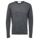 блуза,мъжки,пуловери,selected,rome,knit,sweater,grey,(anthracite)