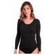 дамско,бельо,дамски,бикини,и,танкини,playtex,princesa,liberty,long,sleeve,base,layer,black,(black)