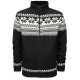 блуза,мъжки,пуловери,brandit,norweger,full,zip,sweater,black
