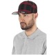 шапка,всички,шапки,flexfit,tartan,plaid,cap,black,red,(black)