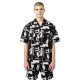 риза,с,къс,ръкав,мъжки,ризи,dickies,100,all,over,print,short,sleeve,shirt,black,(black)