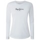 тениска,дамски,тениски,pepe,jeans,new,virginia,long,sleeve,t,shirt,white,(white)