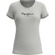 тениска,дамски,тениски,pepe,jeans,new,virginia,short,sleeve,t,shirt,grey,(grey,marl)