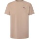 тениска,мъжки,тениски,pepe,jeans,original,basic,3n,short,sleeve,t,shirt,beige,(stowe)