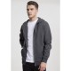 блуза,мъжки,пуловери,urban,classics,basic,zip,sweatshirt,brown
