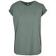 тениска,мъжки,тениски,дамски,тениски,urban,classics,extended,shoulder,short,sleeve,t,shirt,green,(green)