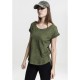 тениска,дамски,тениски,urban,classics,s,spray,long,short,sleeve,t,shirt,green,(olive)