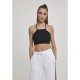 потник,дамски,топове,urban,classics,crop,triangle,top,sleeveless,top,black,(black)